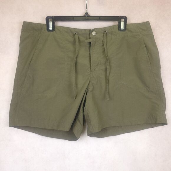 Columbia Green Cargo Utility Hiking Shorts Size Large - Picture 1 of 5